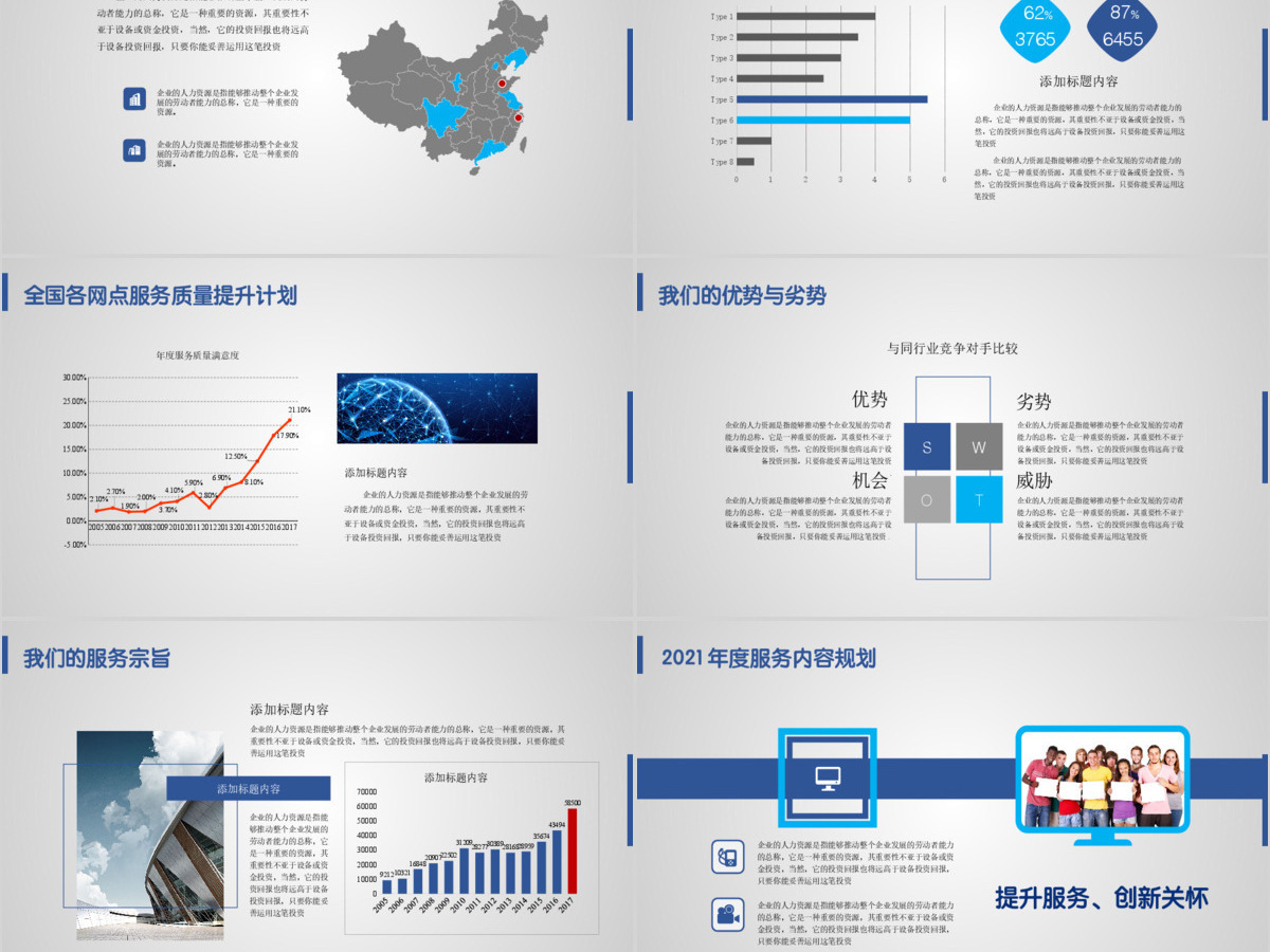 2017企业部门年度工作规划汇报PPT模板 2017企业部门年度工作规划汇报PPT模板