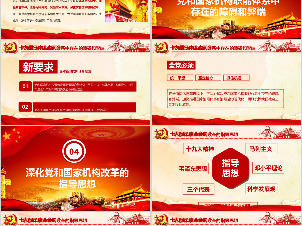 十九届三中全会会议精神学习解读PPT