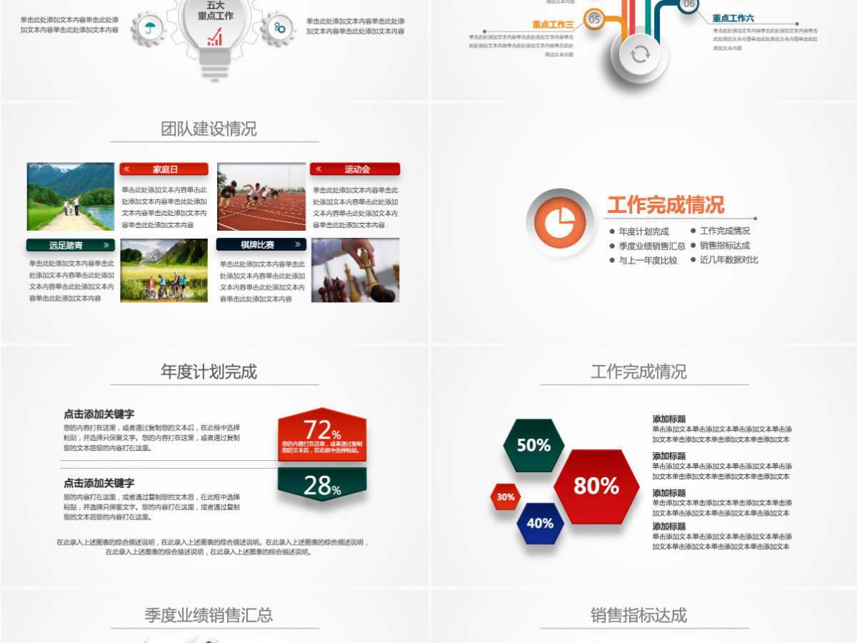 述职报告新年计划工作总结通用PPT 述职报告新年计划工作总结通用PPT