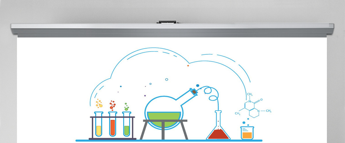 原创化学实验室医学医疗科技生物制药PPT模板-版权可商用