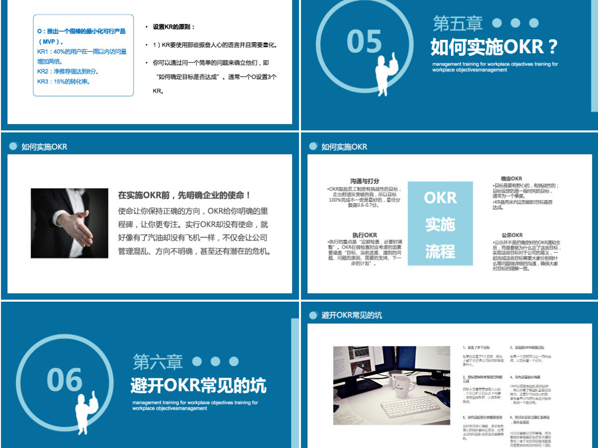 OKR工作法培训通用PPT模板