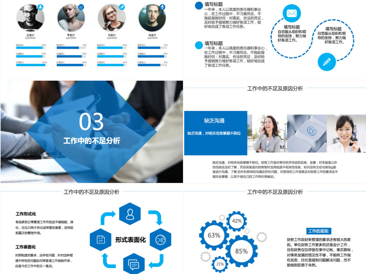 简约财务部门年终总结ppt模板幻灯片 简约财务部门年终总结ppt模板幻灯片