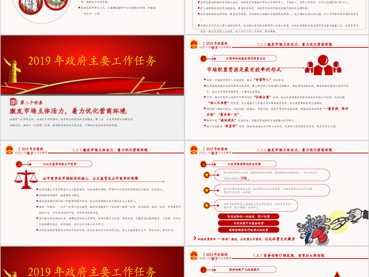 原创2019两会政府工作报告解读党政党建-版权可商用 原创2019两会政府工作报告解读党政党建-版权可商用