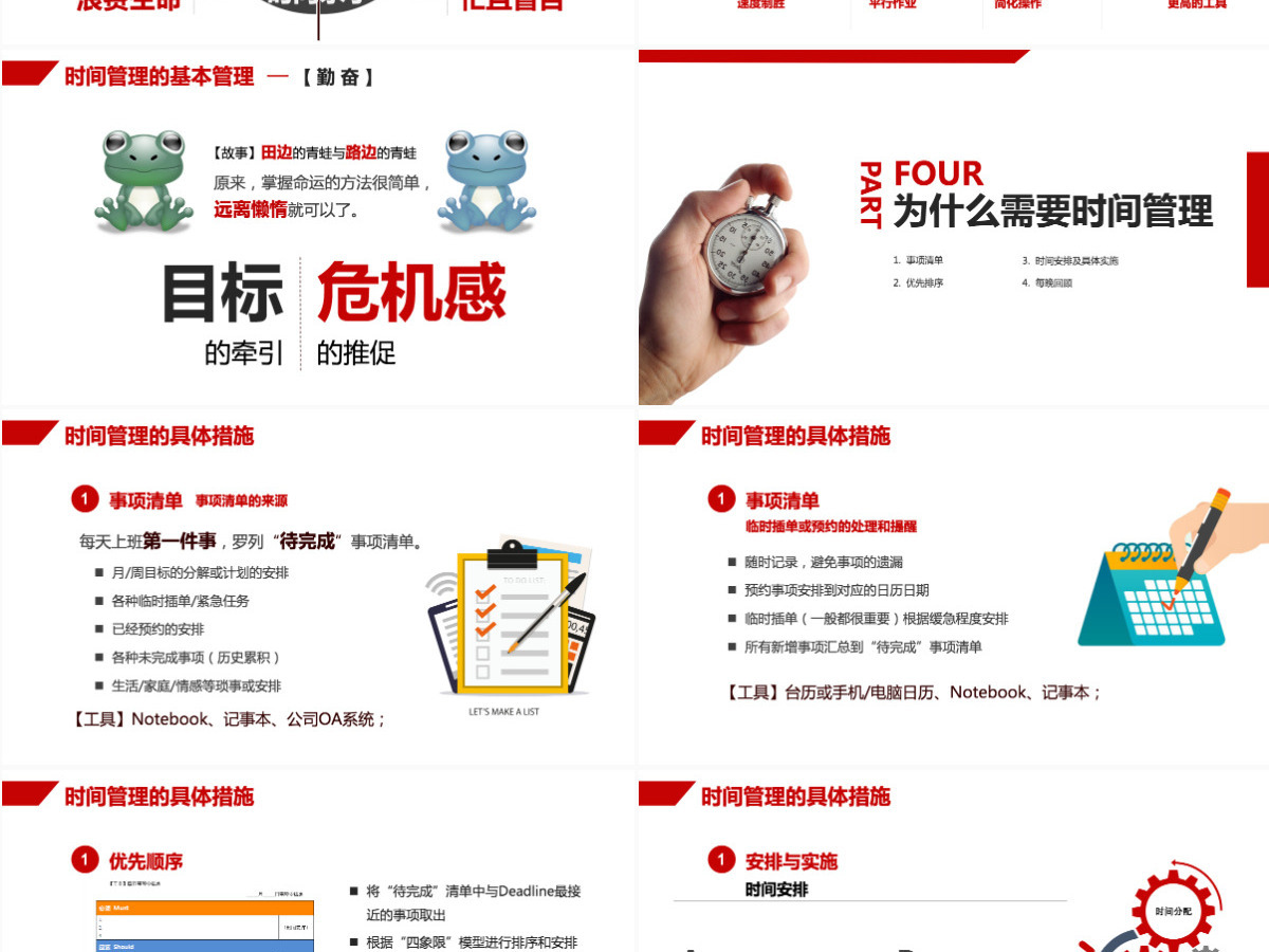 商务风框架完整企业在职员工时间管理技能培训课件PPT模板 商务风框架完整企业在职员工时间管理技能培训课件PPT模板