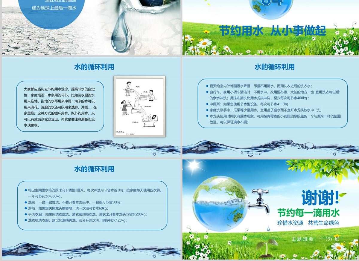 世界节水日节约用水PPT
