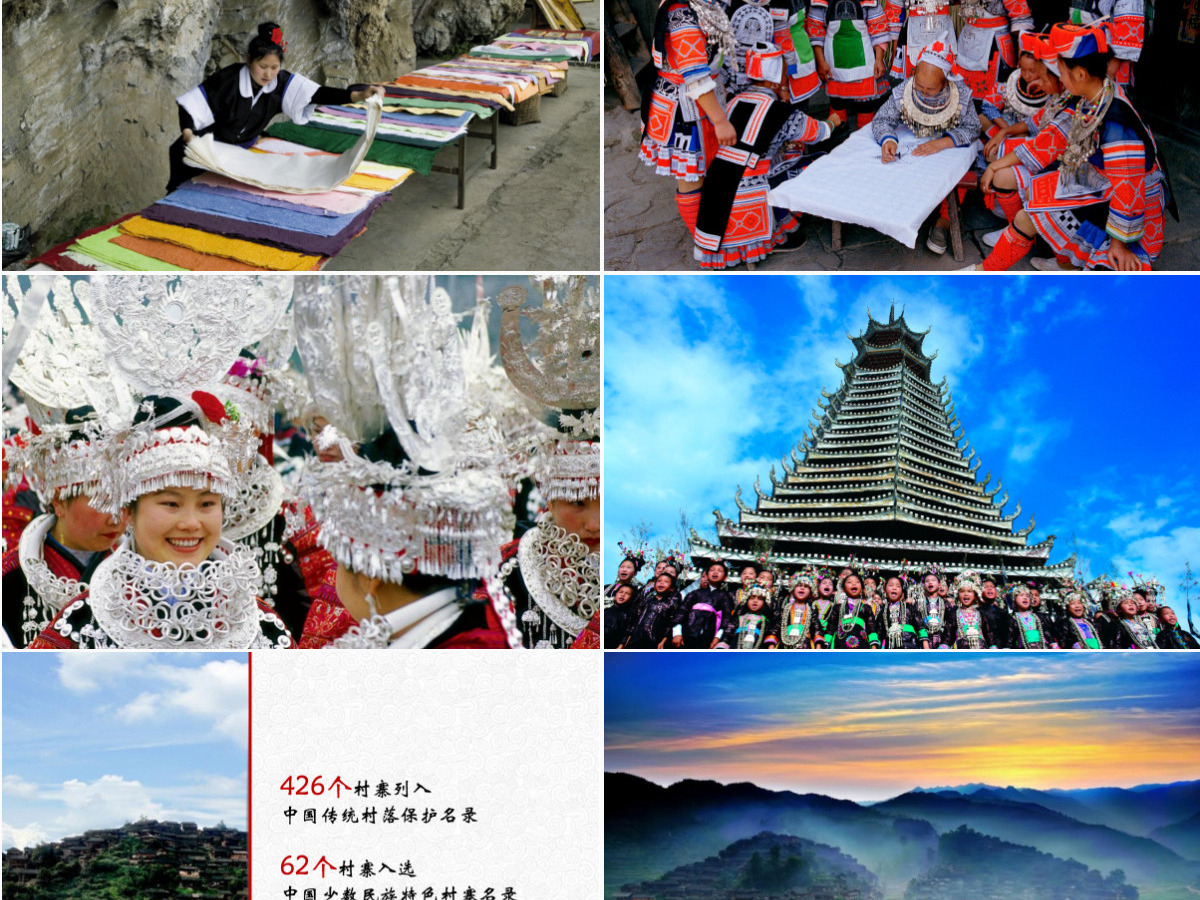 一个PPT读懂多彩贵州旅游——贵州旅游景点宣传ppt模板