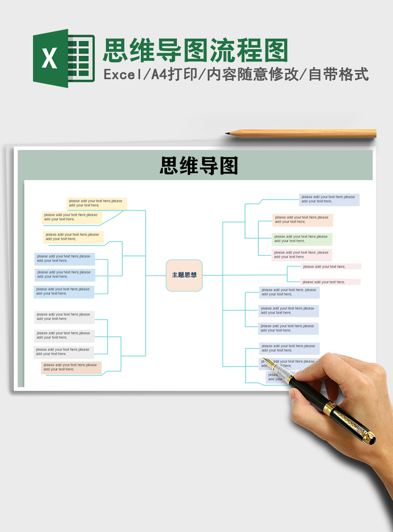 2021年思维导图流程图