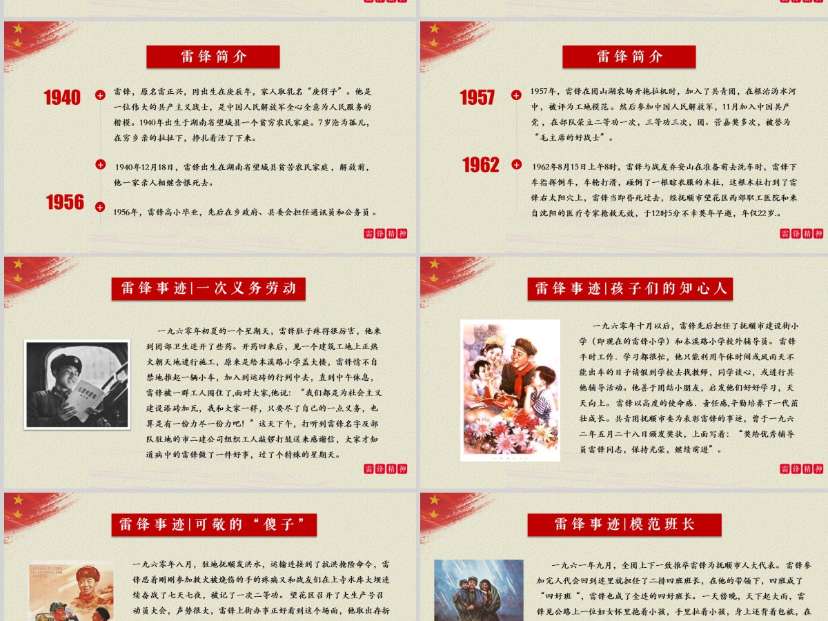 雷锋精神永不褪色学习雷锋纪念日专题PPT模板 雷锋精神永不褪色学习雷锋纪念日专题PPT模板