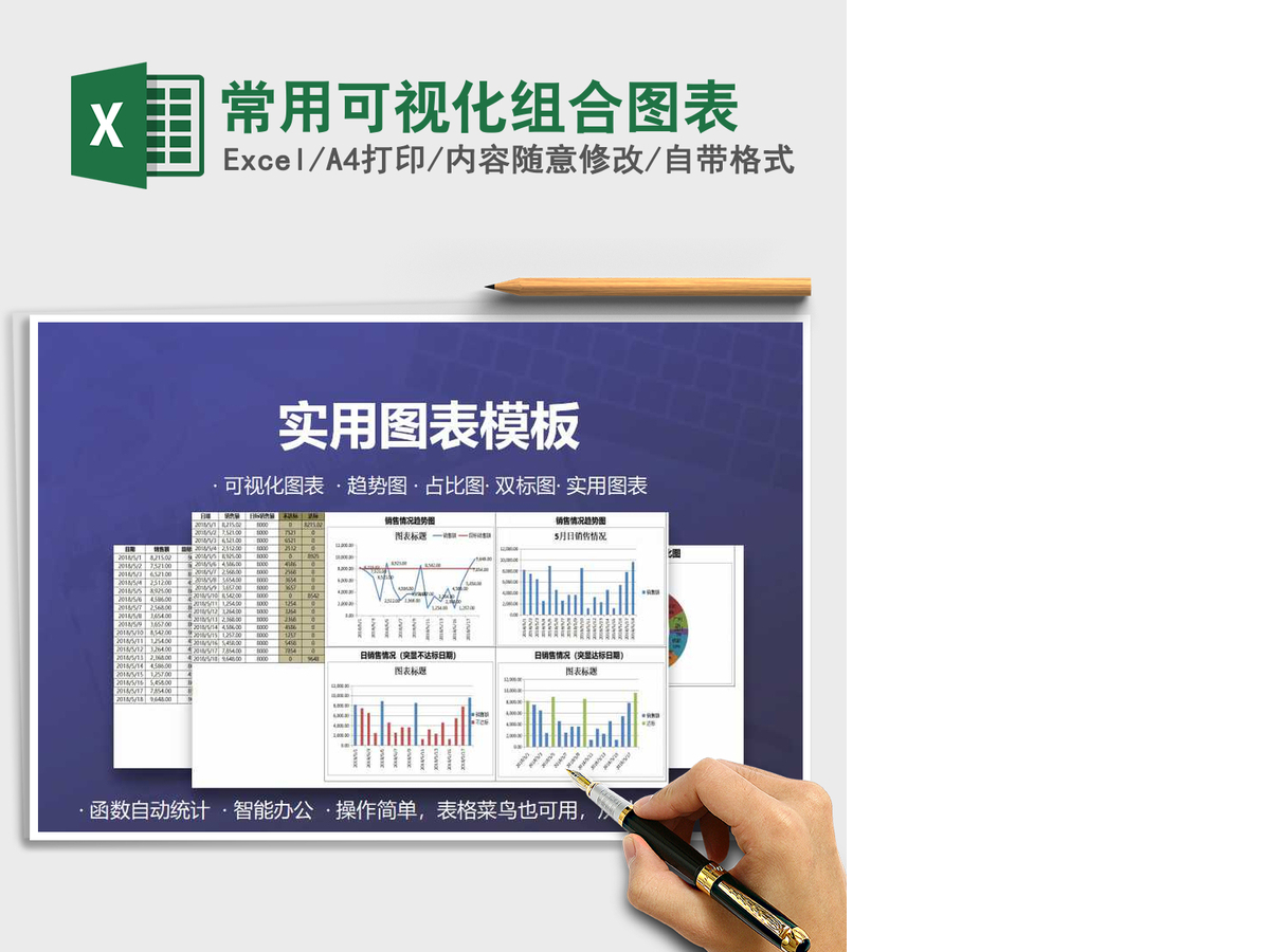 2021年常用可视化组合图表