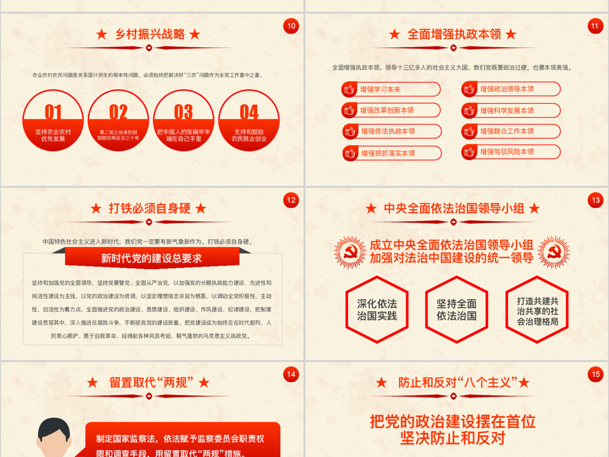十九大报告19条新提法新概念微党课PPT