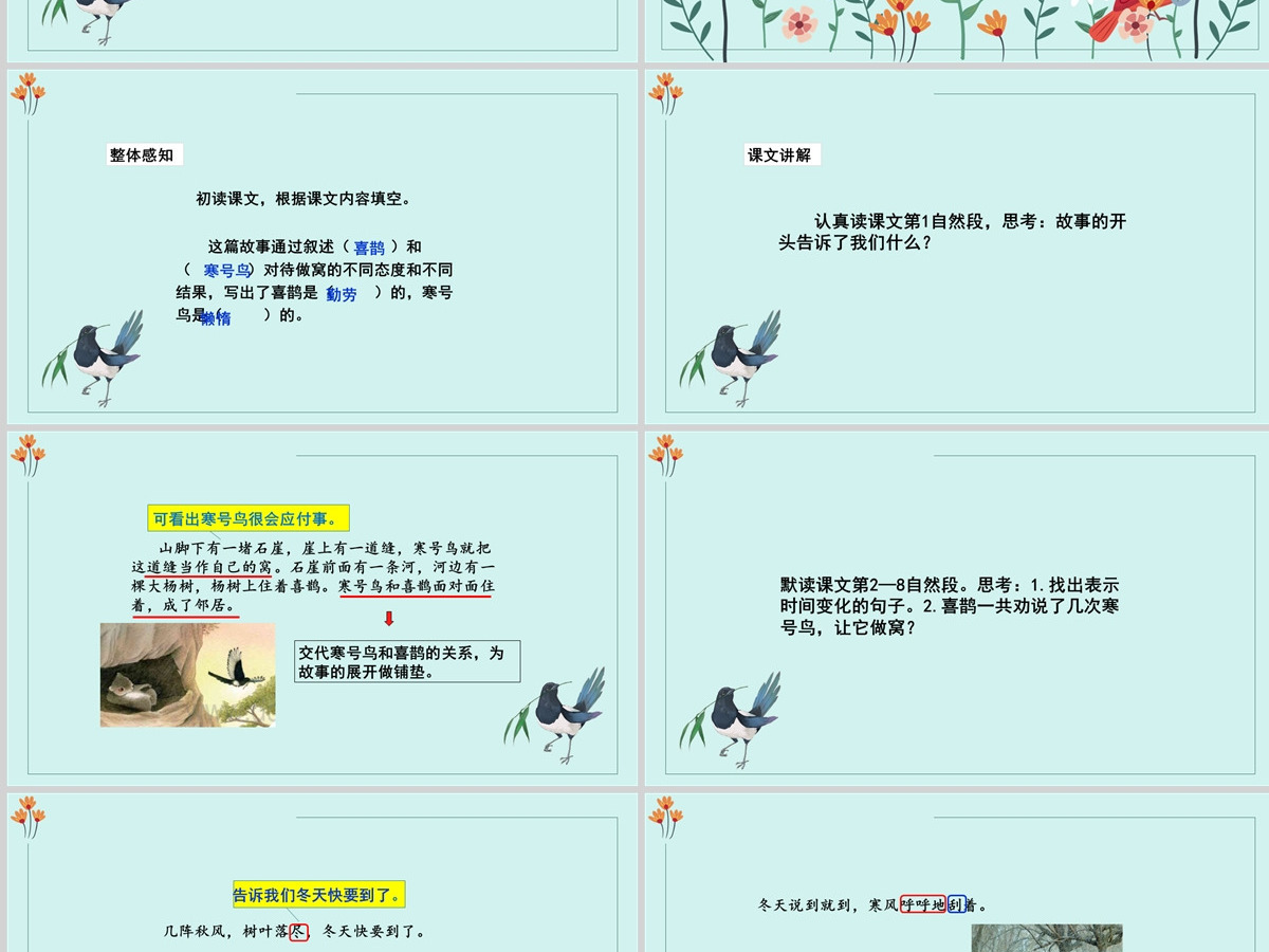 2022寒号鸟课文第13课小学二年级语文上册部编人教版教学课件PPT 2022寒号鸟课文第13课小学二年级语文上册部编人教版教学课件PPT