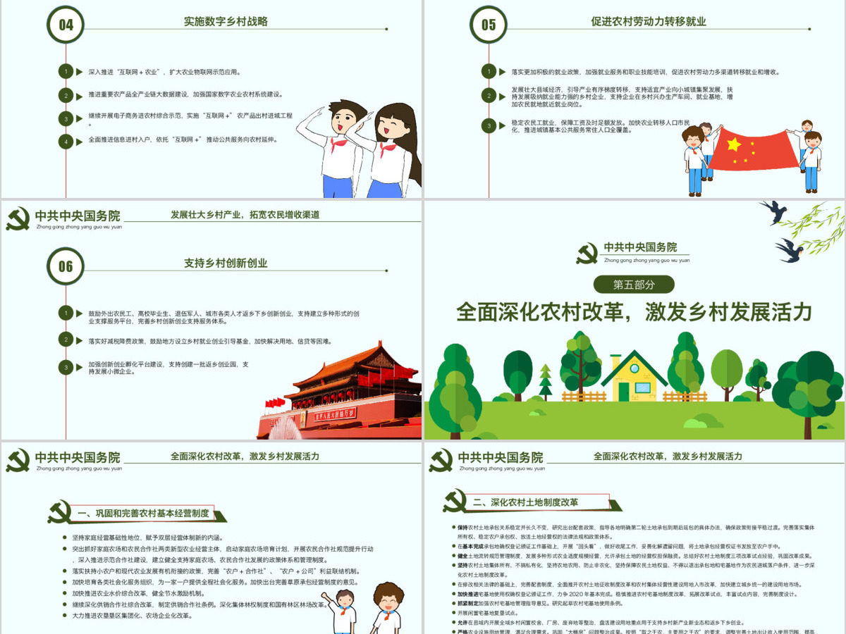 原创解读2019年中央一号文件做好三农工作PPT-版权可商用 原创解读2019年中央一号文件做好三农工作PPT-版权可商用