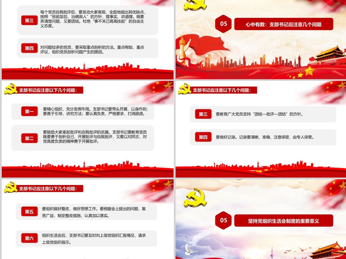 党支部书记如何主持召开组织生活会ppt