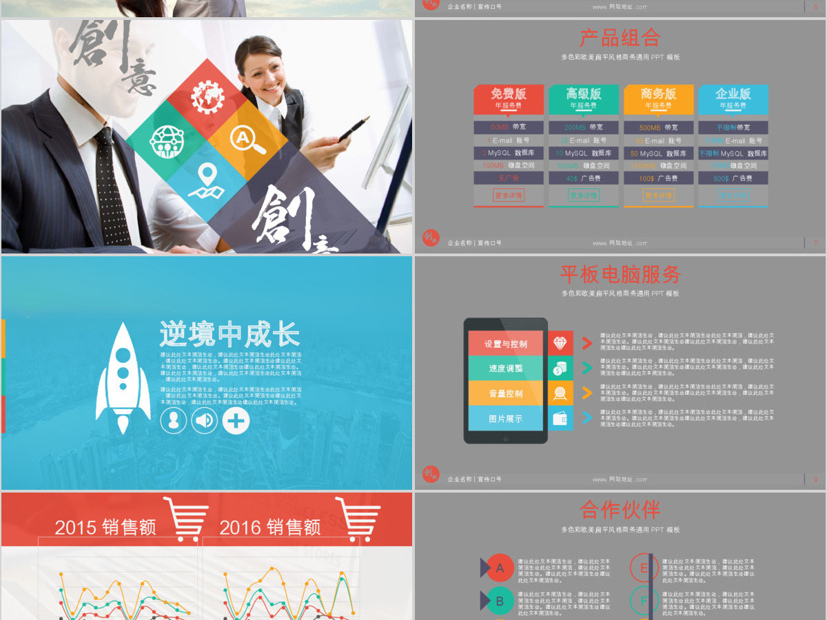 企业介绍市场规划产品销售汇报PPT模板 企业介绍市场规划产品销售汇报PPT模板