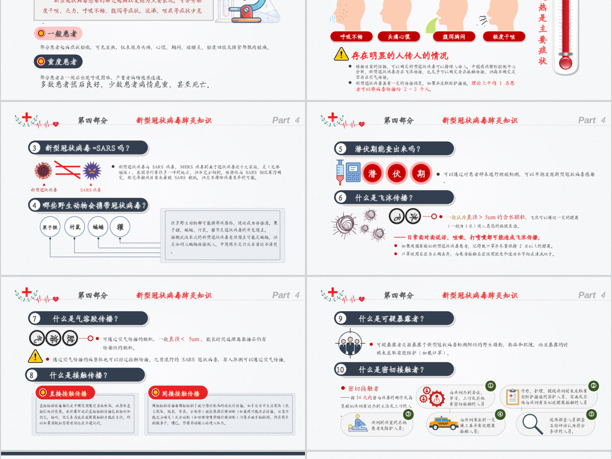 原创公民预防新冠肺炎感染卫生健康知识指南手册