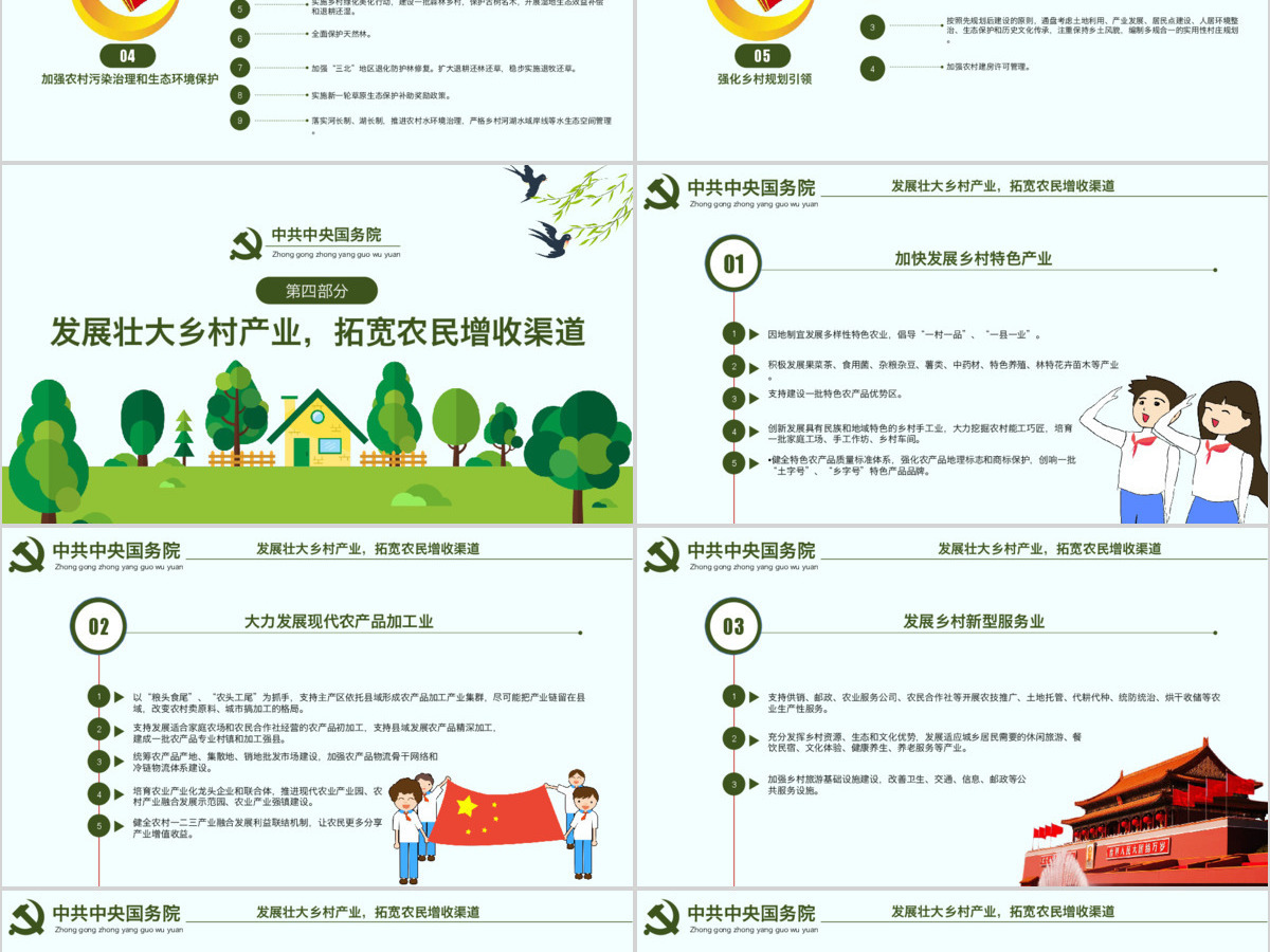 原创解读2019年中央一号文件做好三农工作PPT-版权可商用 原创解读2019年中央一号文件做好三农工作PPT-版权可商用