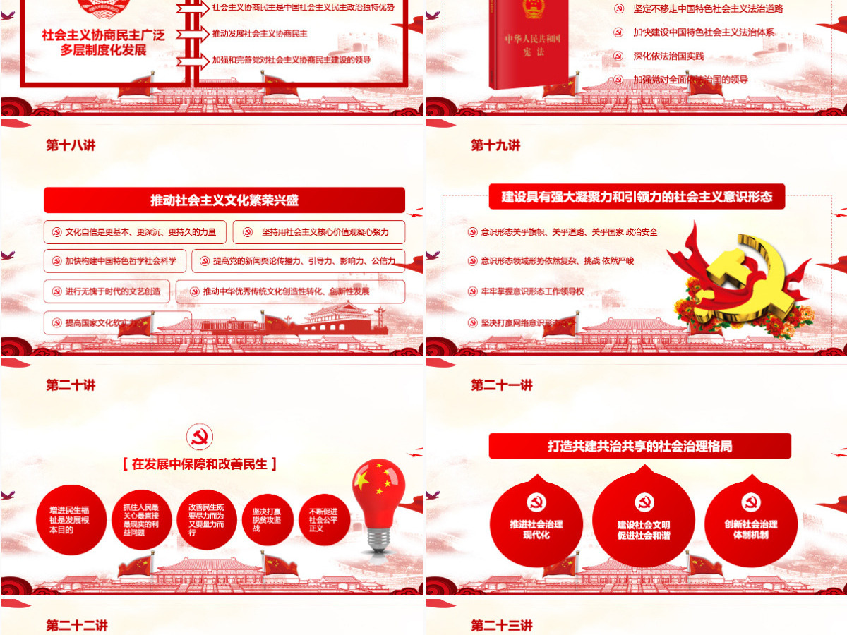 新时代中国特色社会主义思想三十讲PPT--含讲稿 新时代中国特色社会主义思想三十讲PPT--含讲稿