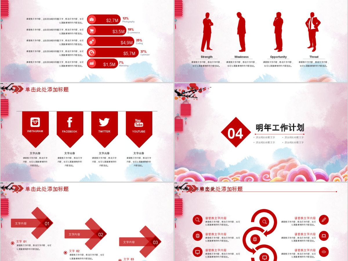 赢战2021工作计划总结ppt