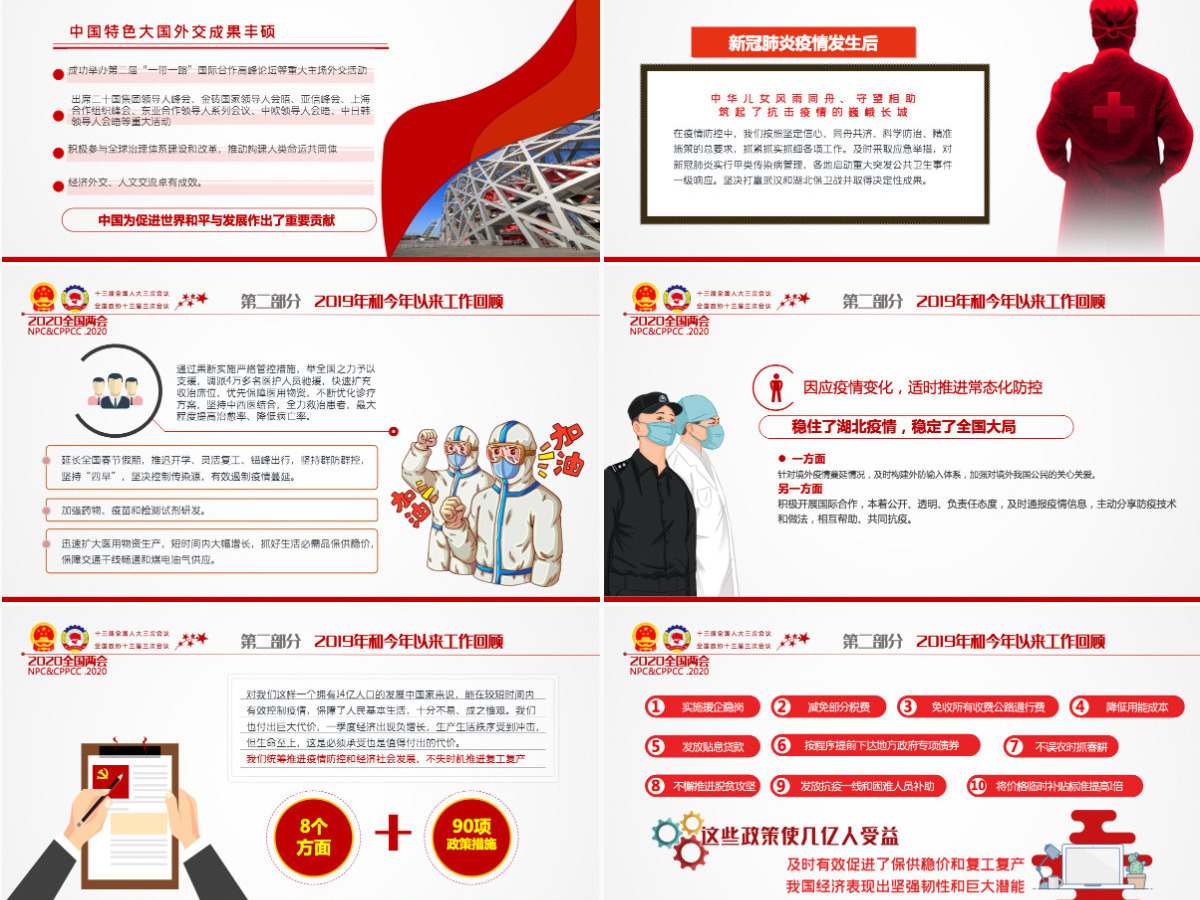 2020年风雨无阻奋勇向前全国两会政府工作报告详细解读党政党建党课ppt 2020年风雨无阻奋勇向前全国两会政府工作报告详细解读党政党建党课ppt
