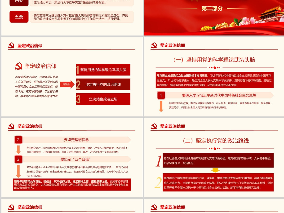 原创中共中央关于加强党的政治建设的意见学习PPT-版权可商用 原创中共中央关于加强党的政治建设的意见学习PPT-版权可商用