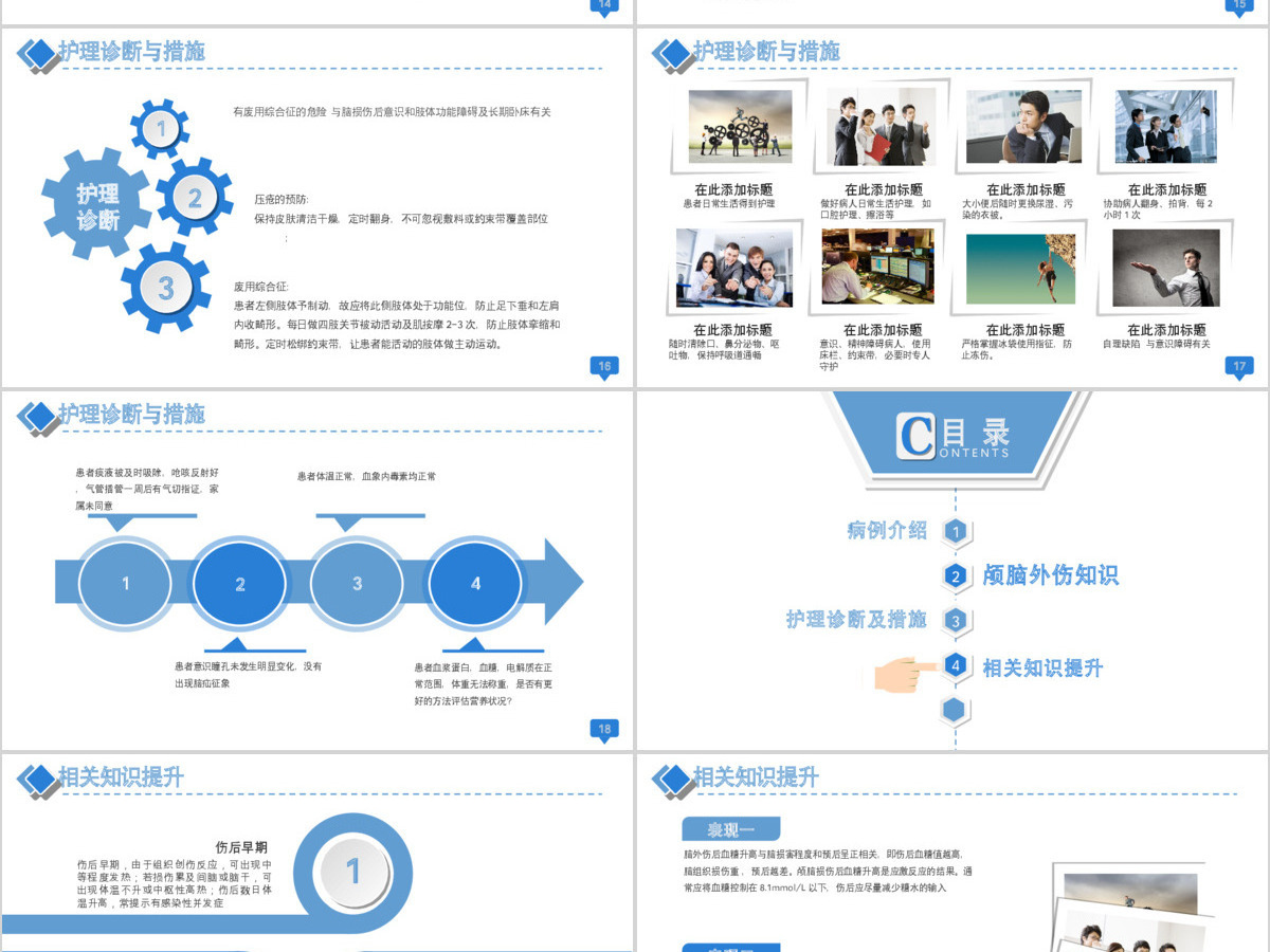 医疗医院颅脑外伤护理查房ppt模板 医疗医院颅脑外伤护理查房ppt模板