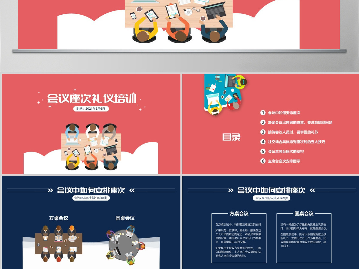 会议座次礼仪培训商务礼仪PPT 会议座次礼仪培训商务礼仪PPT