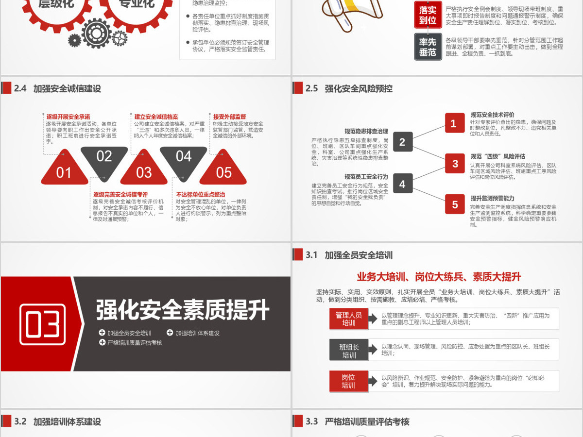 安全生产工作汇报ppt