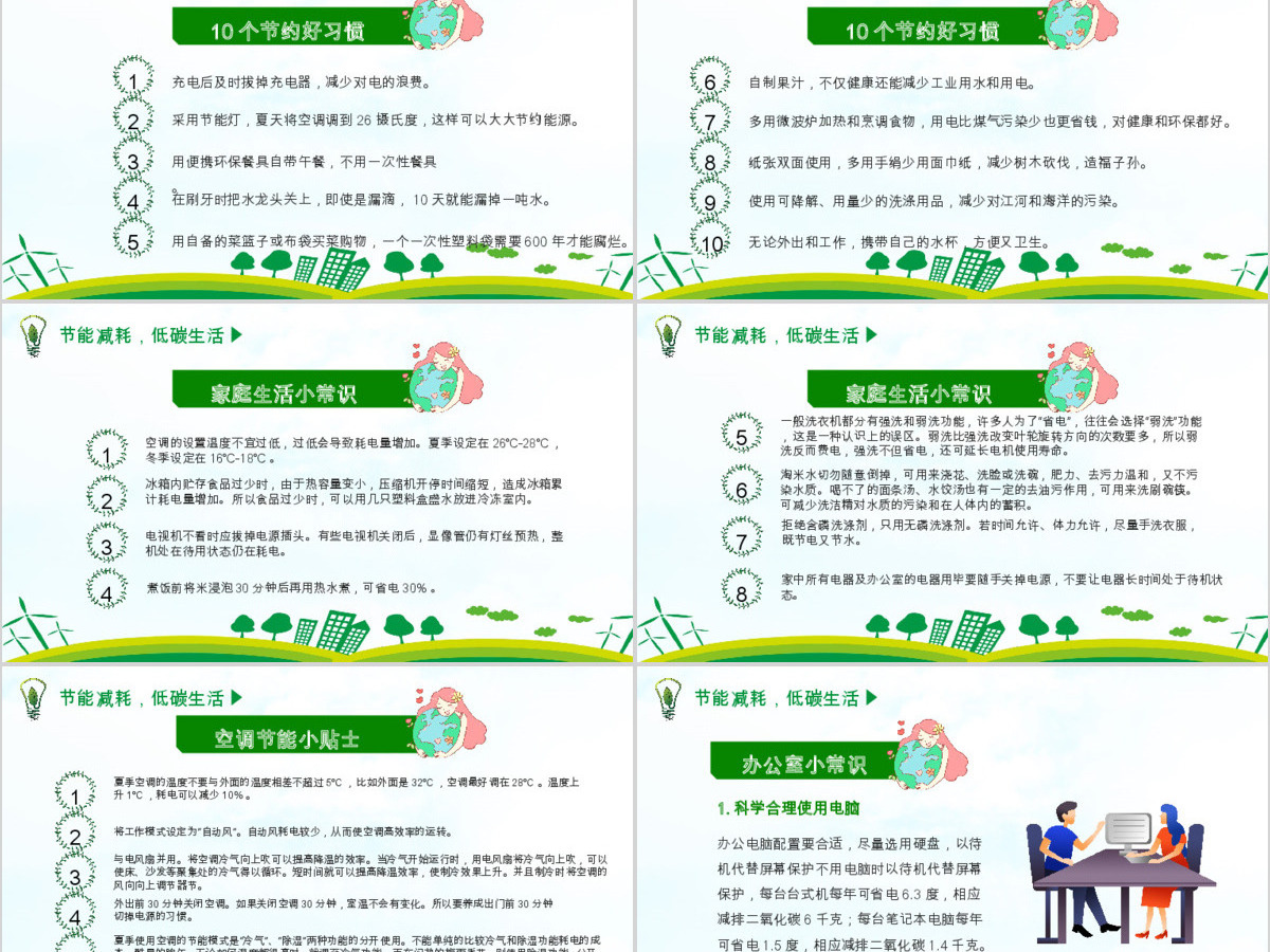 2021年全国节能宣传周和全国低碳日宣传PPT 2021年全国节能宣传周和全国低碳日宣传PPT