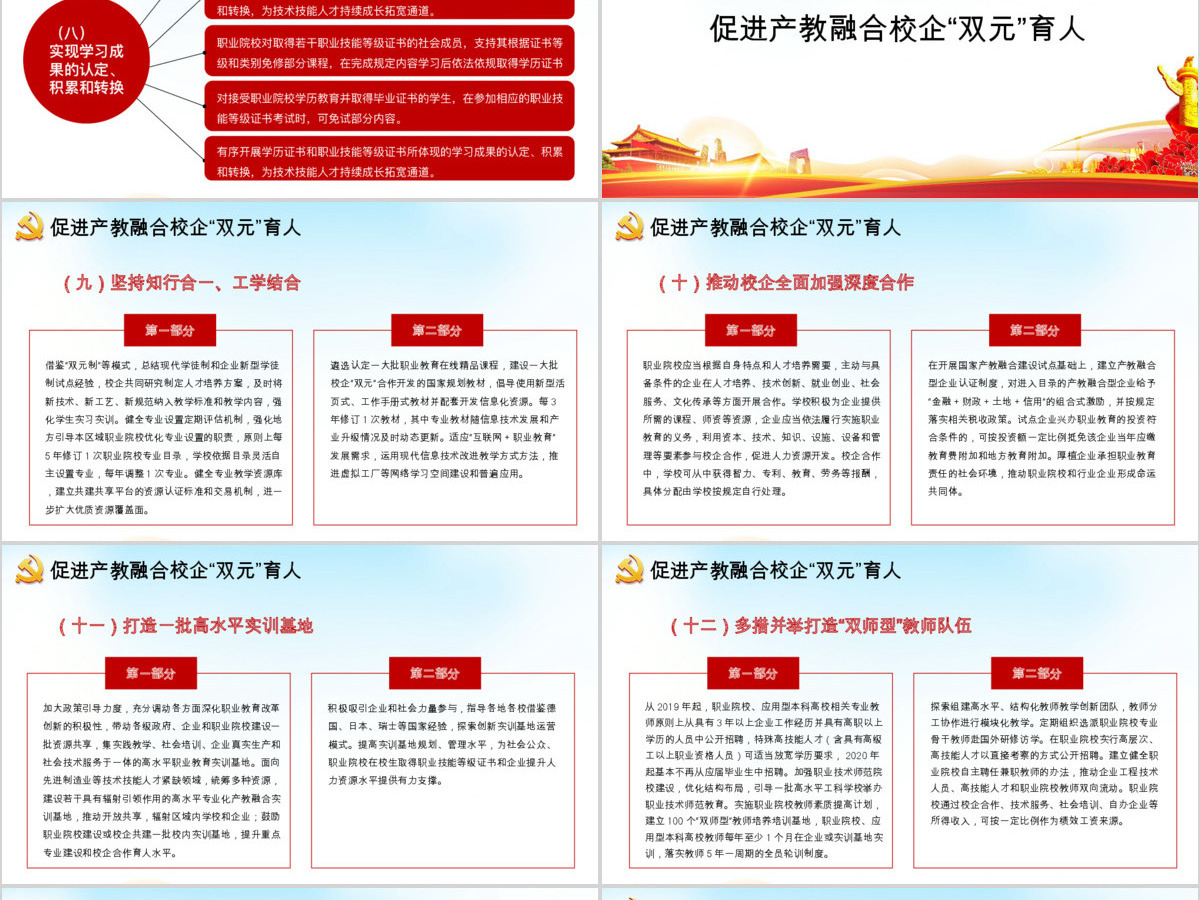 国家职业教育改革实施方案PPT 国家职业教育改革实施方案PPT