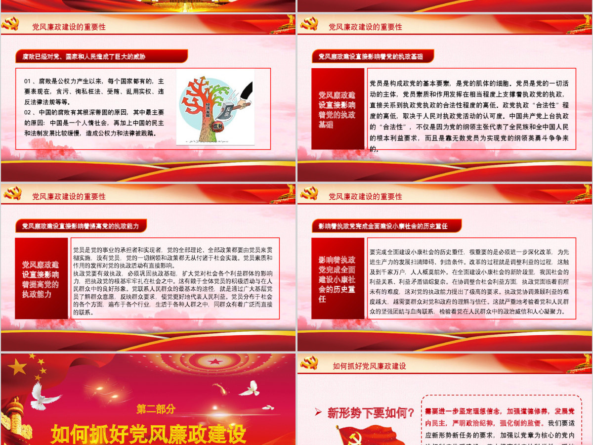 全面从严治党党建党风廉洁廉政建设党课PPT 全面从严治党党建党风廉洁廉政建设党课PPT