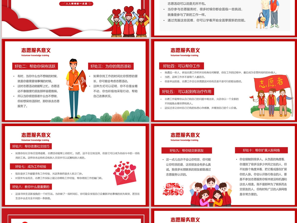 2023志愿服务培训先行PPT卡通风青年志愿者专业知识培训课件模板下载 2023志愿服务培训先行PPT卡通风青年志愿者专业知识培训课件模板下载