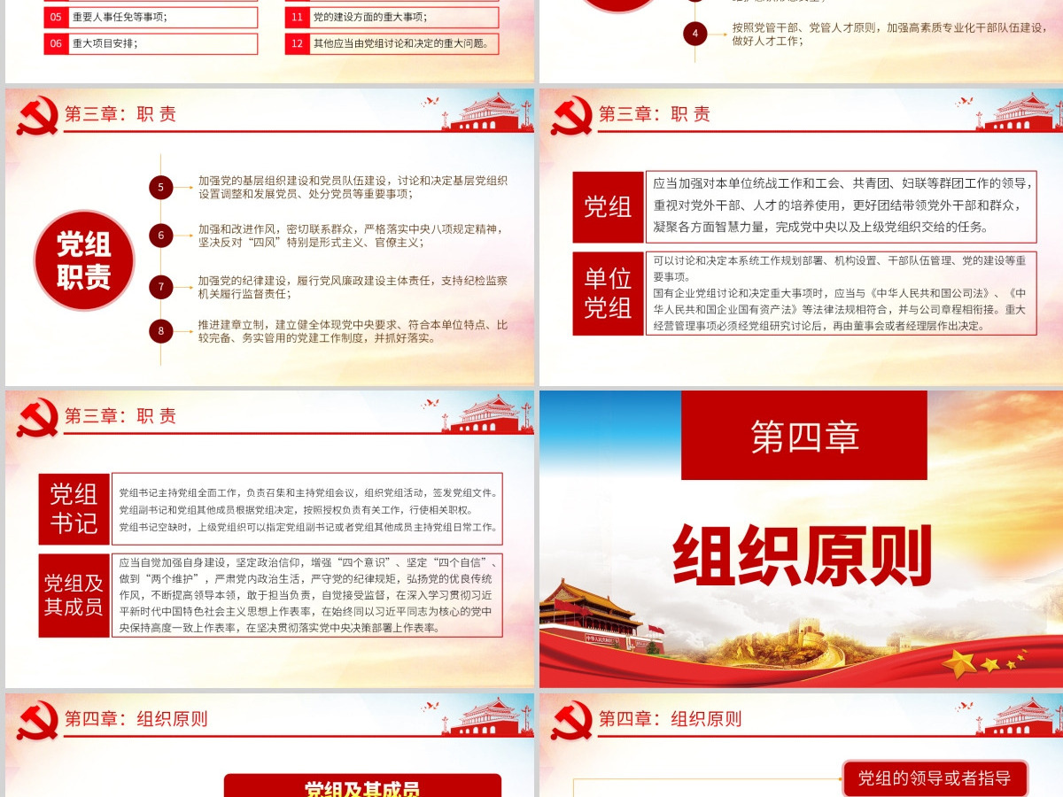 原创学习解读中国共产党党组工作条例党课PPT-含讲稿 原创学习解读中国共产党党组工作条例党课PPT-含讲稿