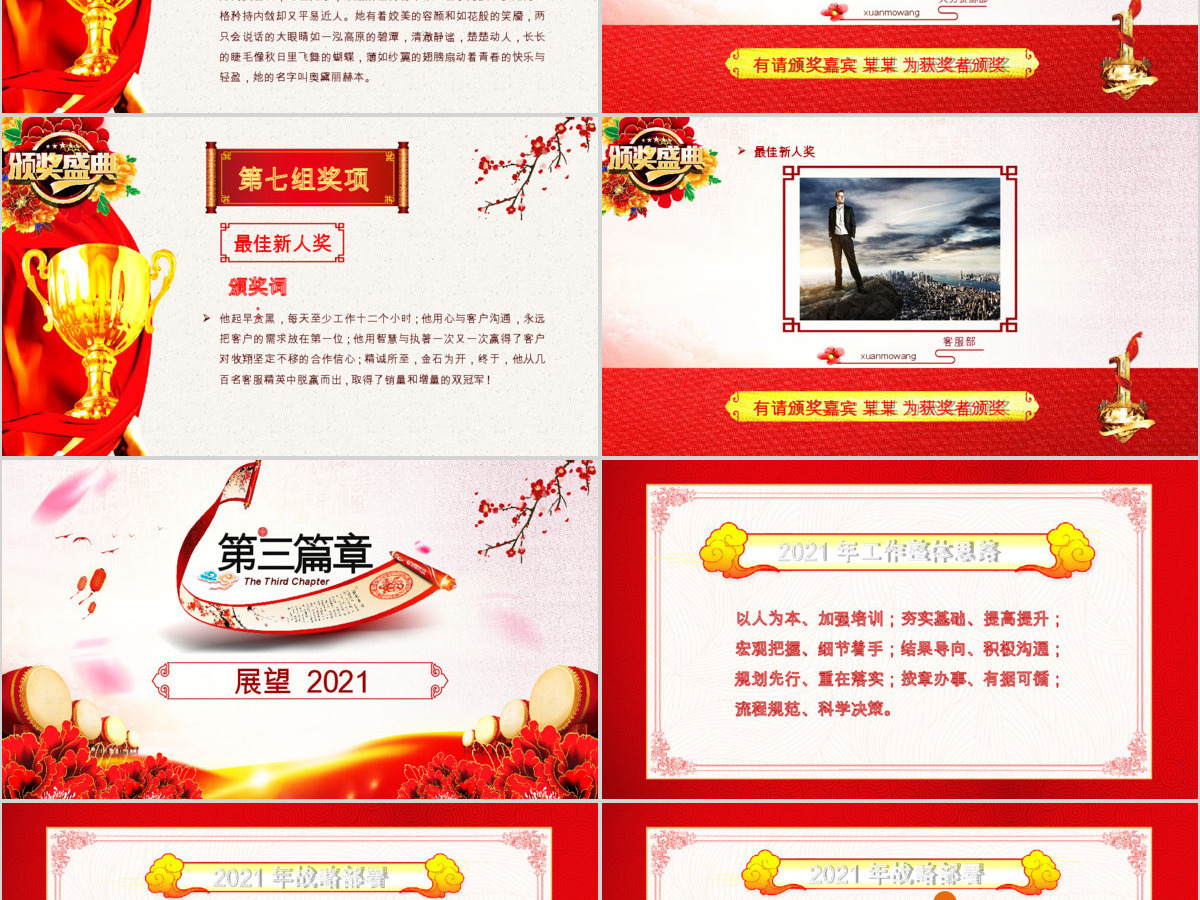 2018狗年年会开门红颁奖典礼总结ppt 2018狗年年会开门红颁奖典礼总结ppt