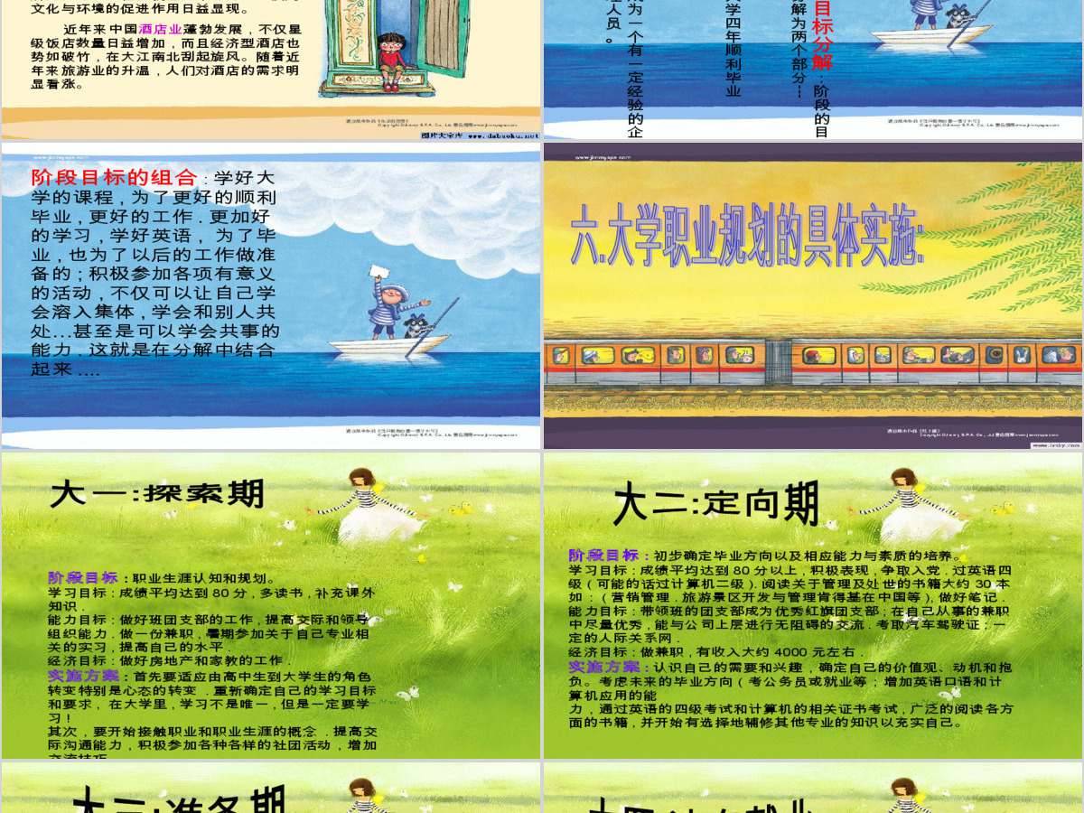 大学生职业生涯规划PPT 大学生职业生涯规划PPT