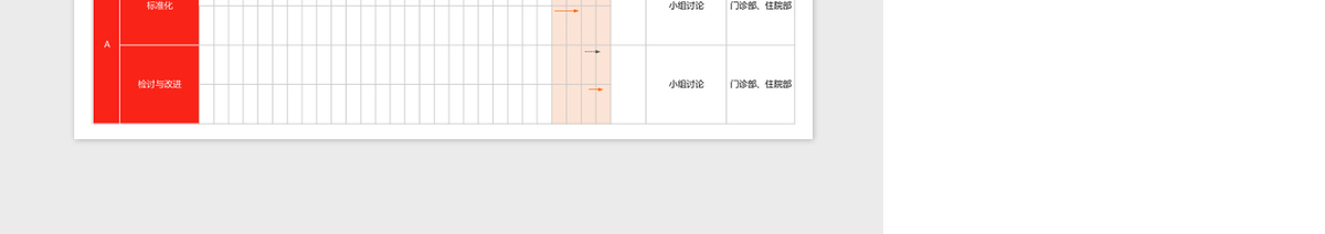 活动计划甘特图Excel表格