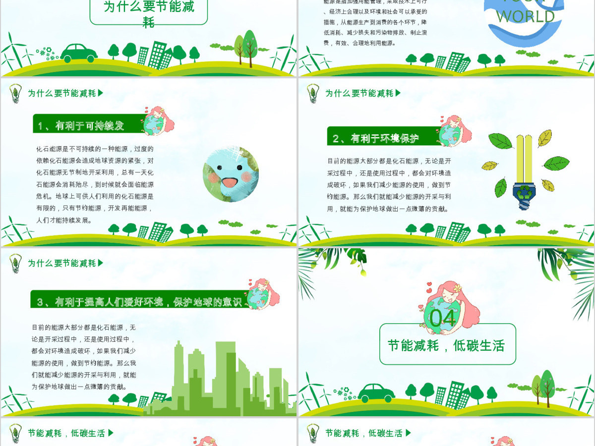 2021年全国节能宣传周和全国低碳日宣传PPT 2021年全国节能宣传周和全国低碳日宣传PPT