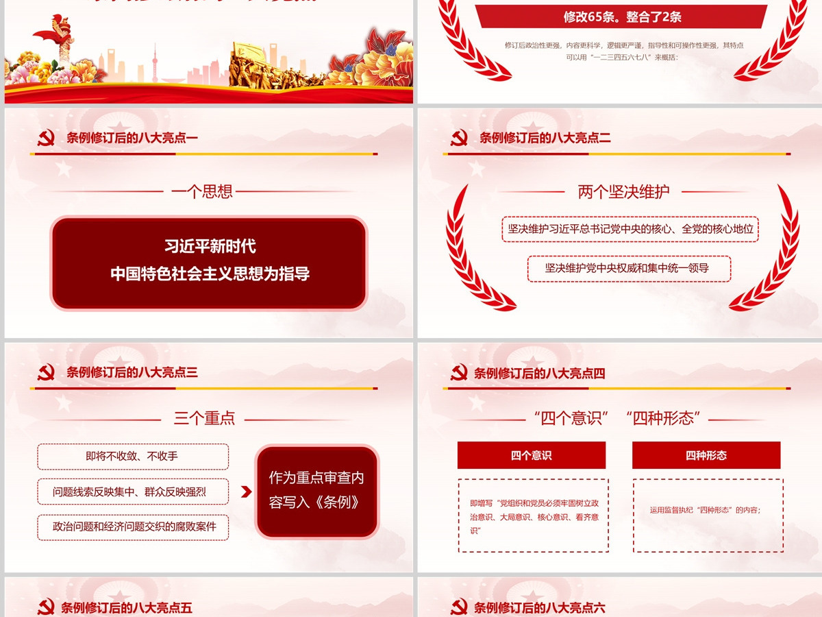 原创精讲新版中国共产党纪律处分条例党课PPT-版权可商用