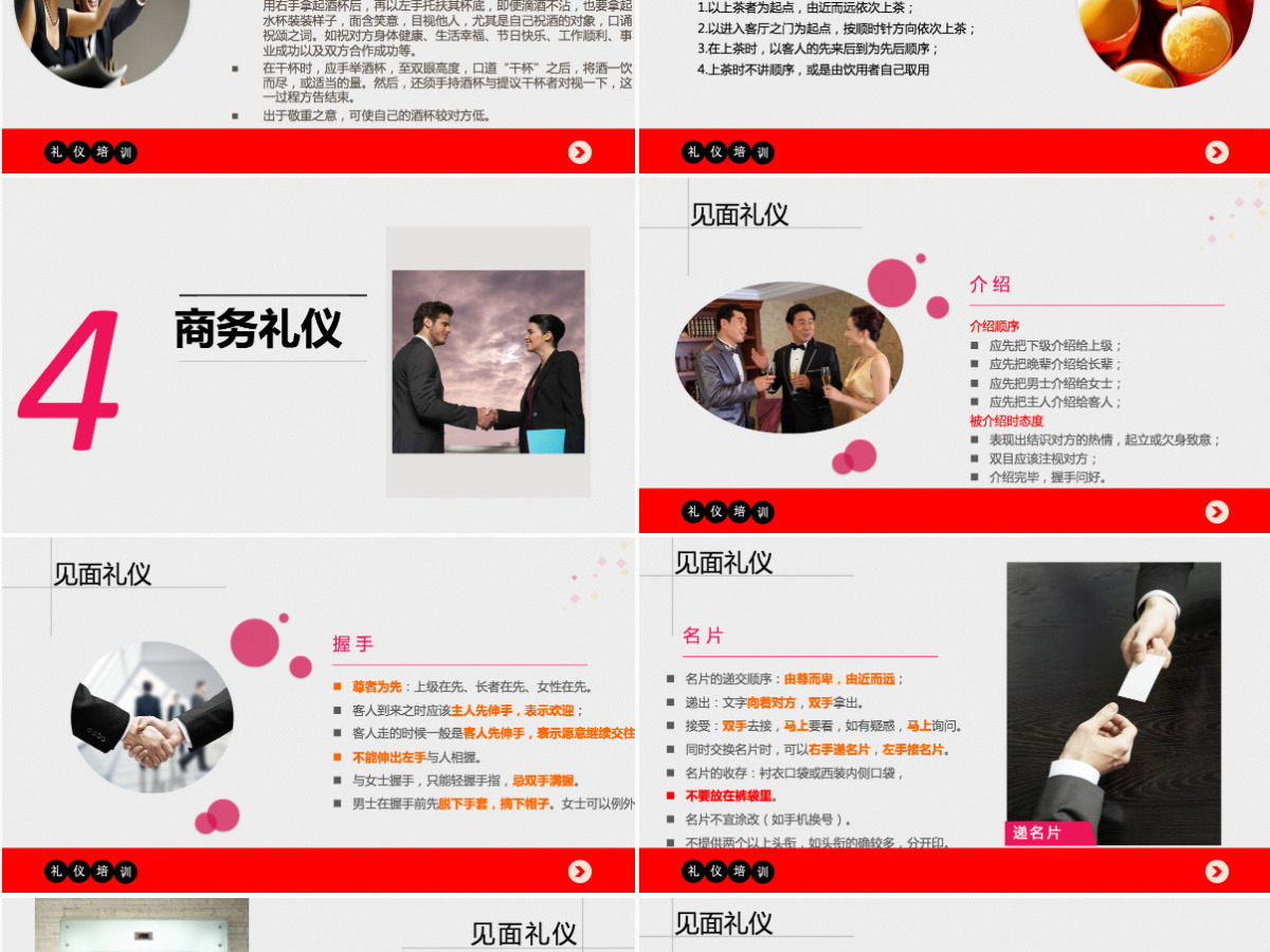 职场商务礼仪培训ppt