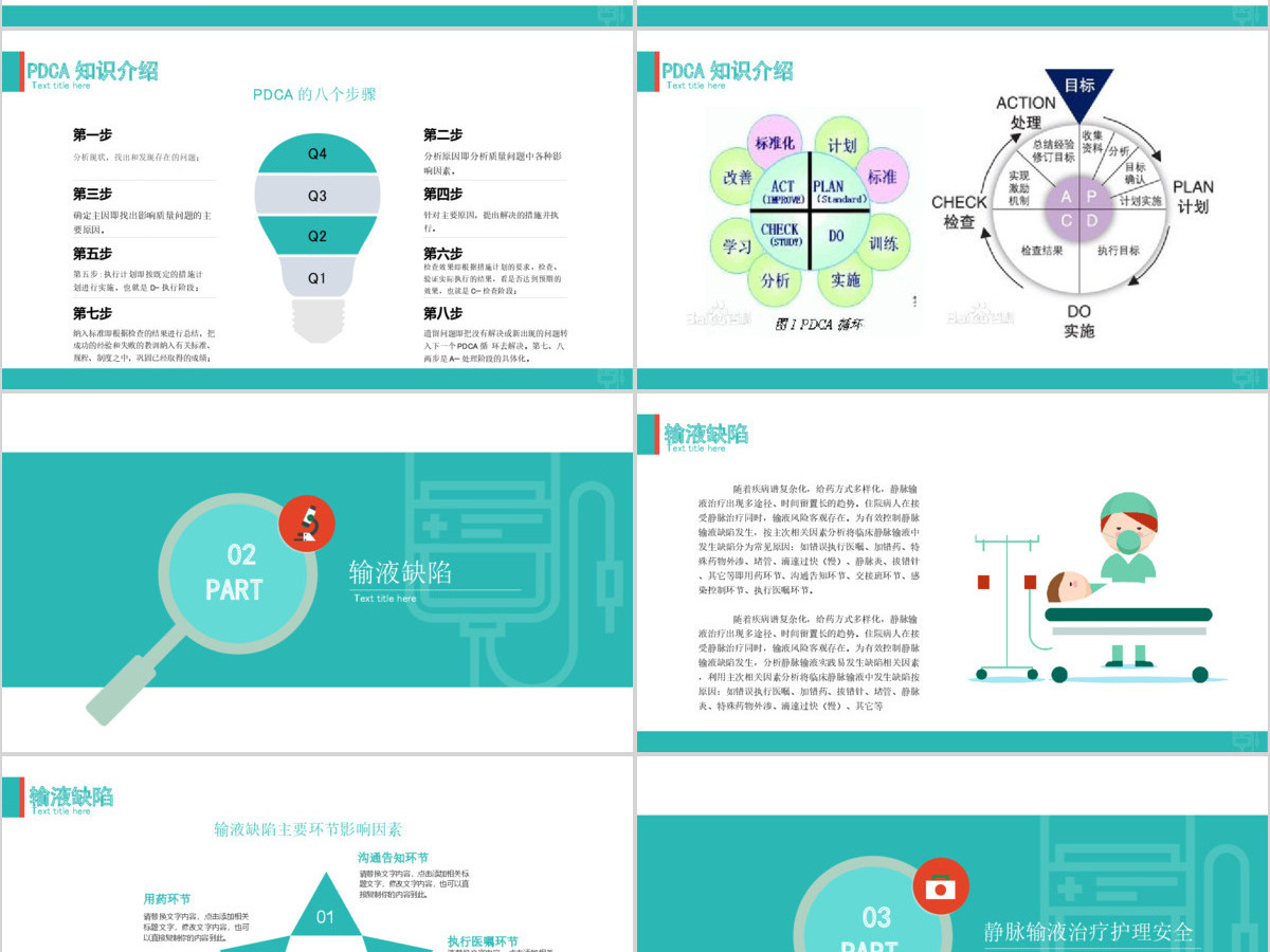 护理输液pdca应用护理输液安全PPT