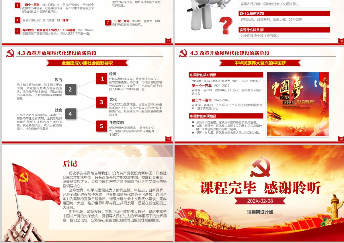 中国共产党党史PPT-含讲稿