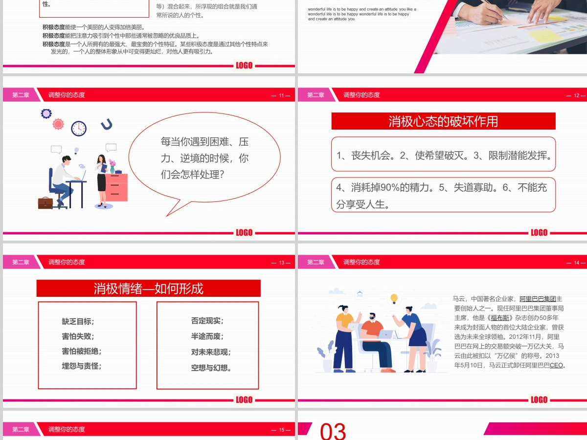 2024态度决定一切PPT模板 2024态度决定一切PPT模板