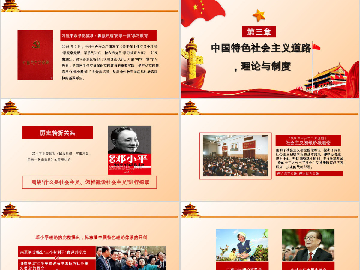 立体大气建党96周年建党节PPT 立体大气建党96周年建党节PPT
