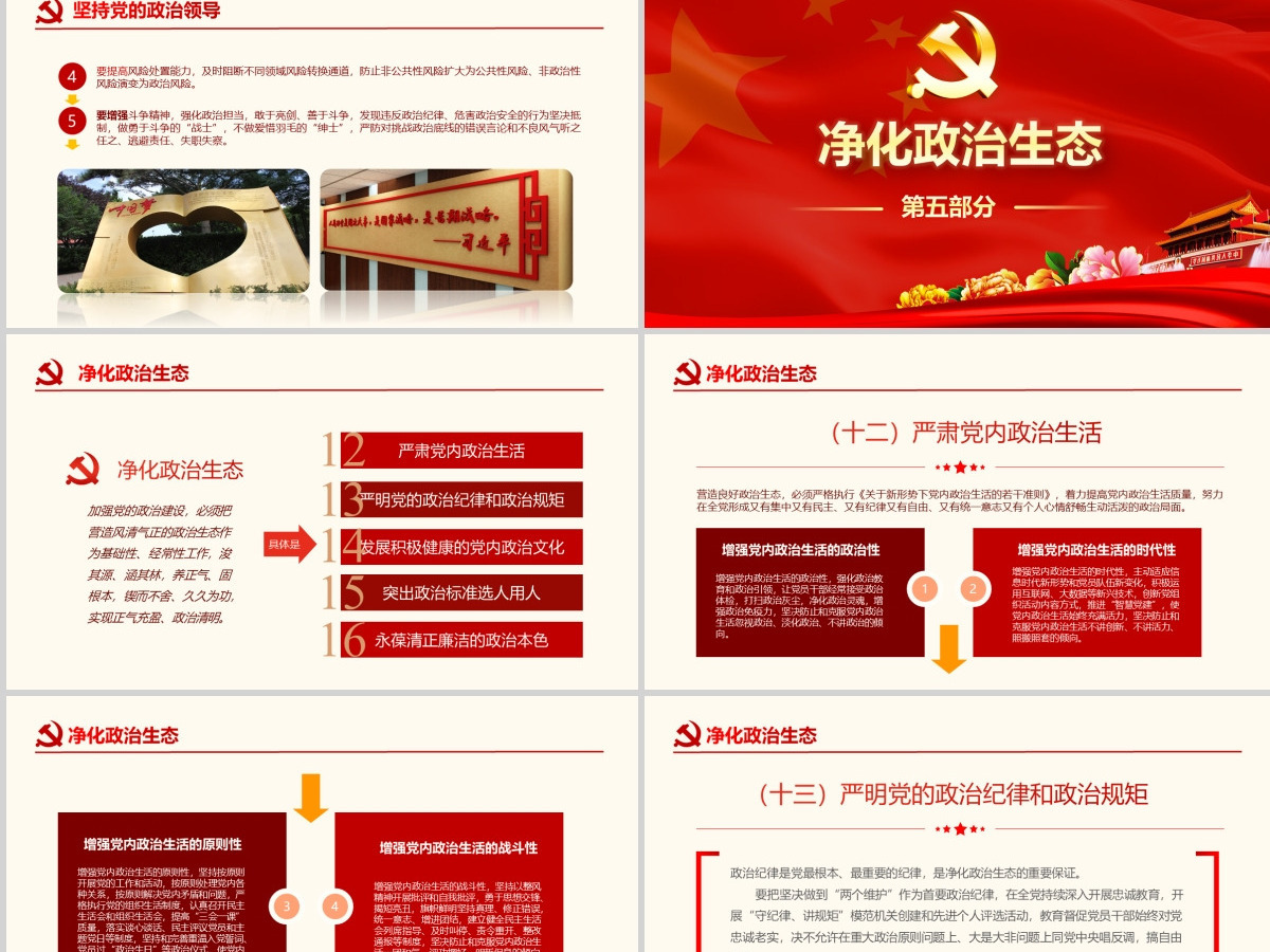 原创中共中央关于加强党的政治建设的意见学习PPT-版权可商用 原创中共中央关于加强党的政治建设的意见学习PPT-版权可商用