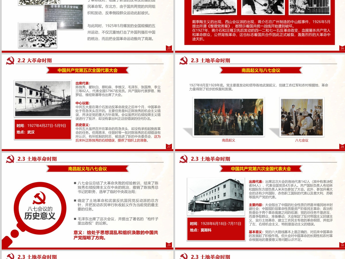 中国共产党党史PPT-含讲稿