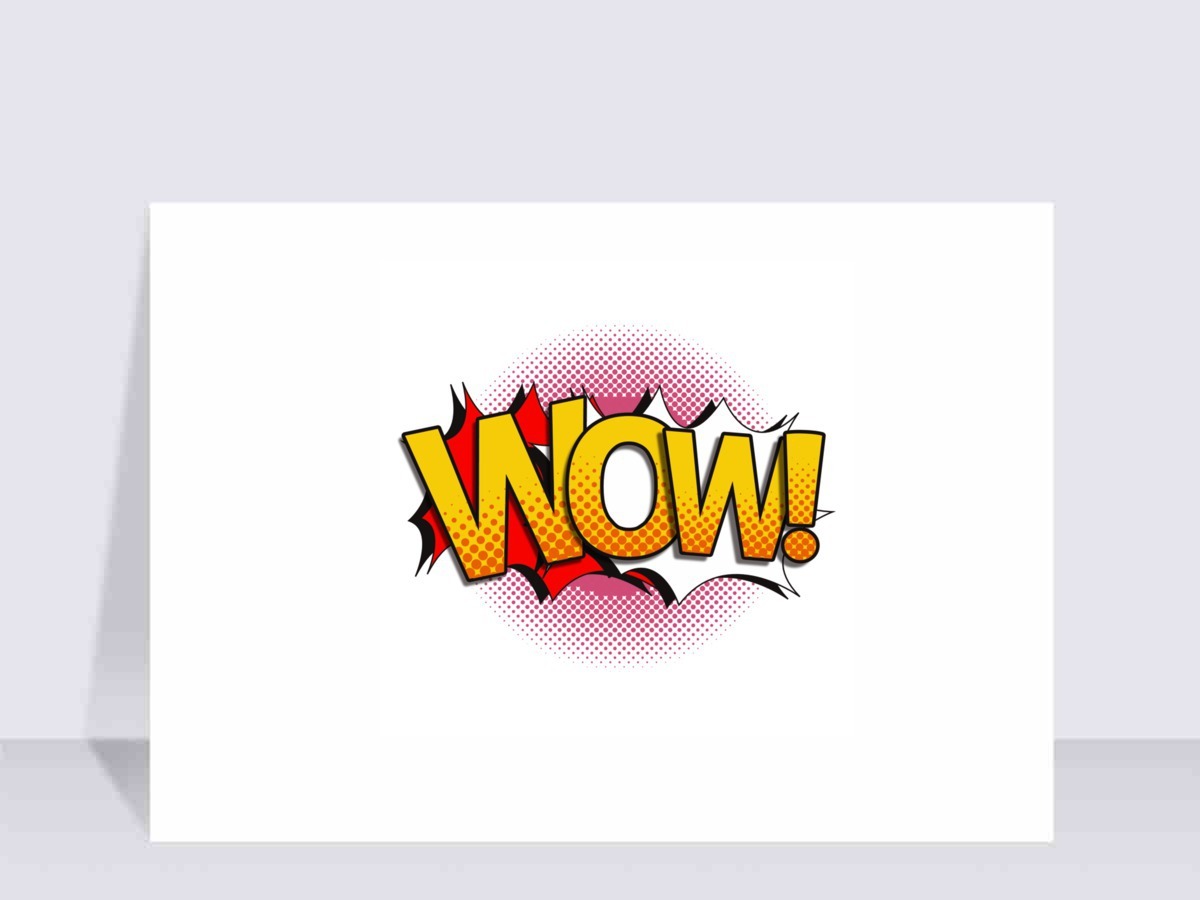 促销标签惊讶wow 促销标签惊讶wow