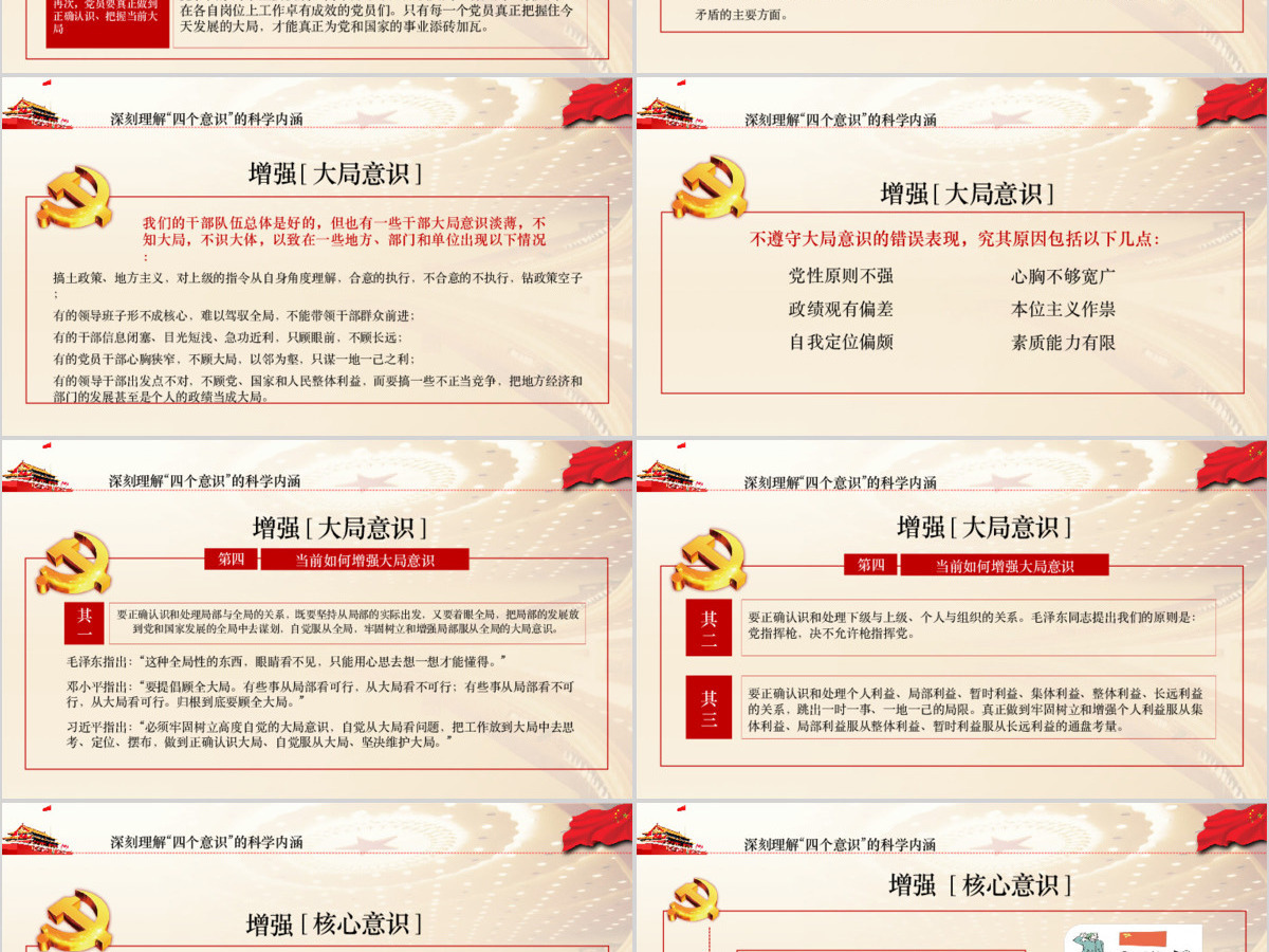 四个意识争做合适共产党员 四个意识争做合适共产党员