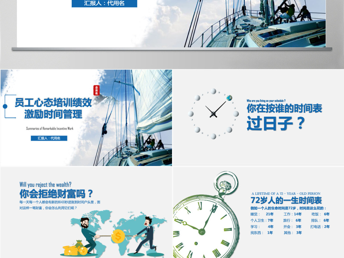 原创新员工入职心态培训绩效激励时间管理培训