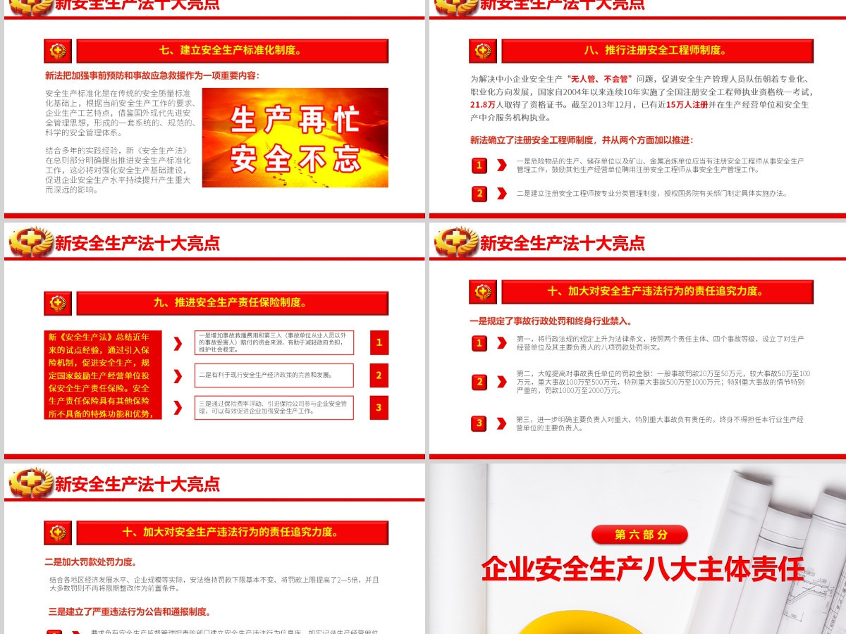 红色2020安全生产月活动宣传PPT 红色2020安全生产月活动宣传PPT
