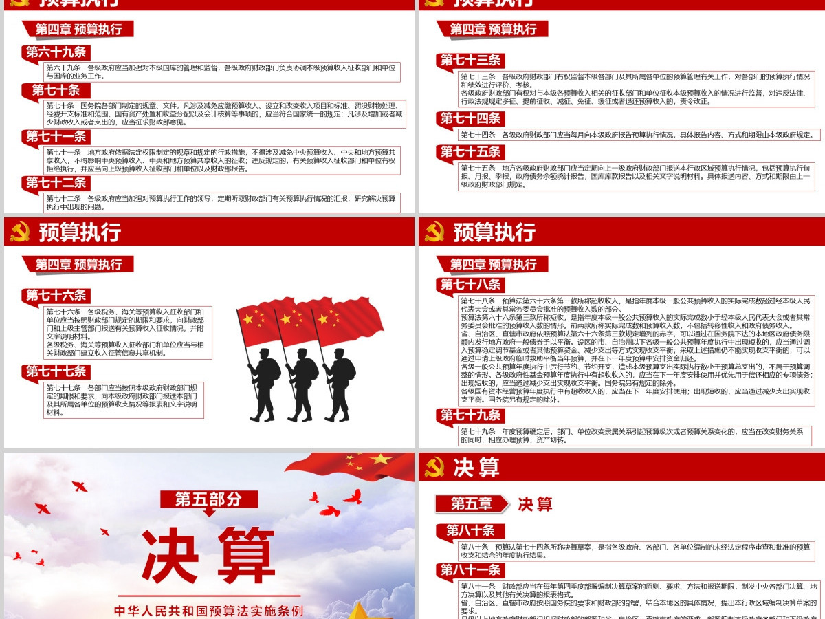学习解读中华人民共和国预算法实施条例PPT模板-含讲稿 学习解读中华人民共和国预算法实施条例PPT模板-含讲稿
