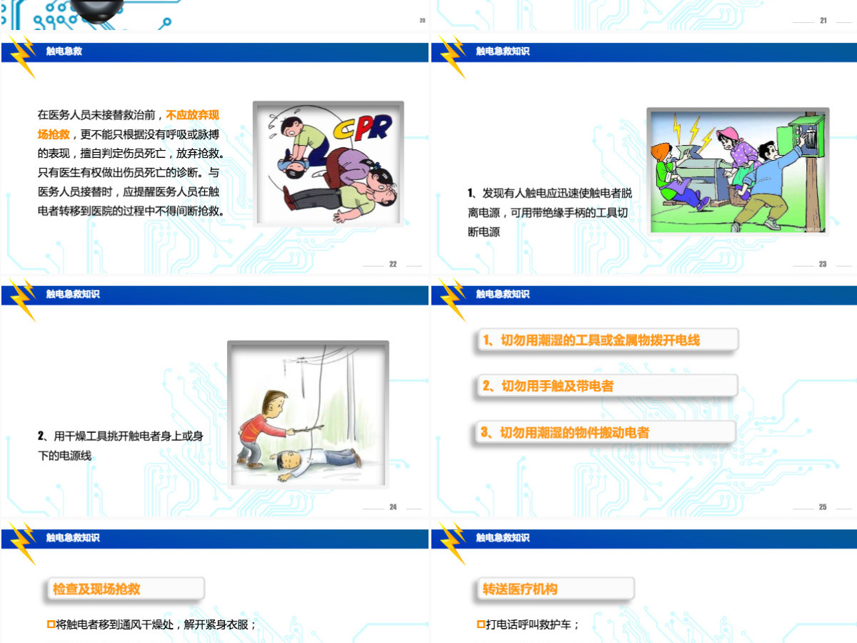安全用电培训PPT模板 安全用电培训PPT模板